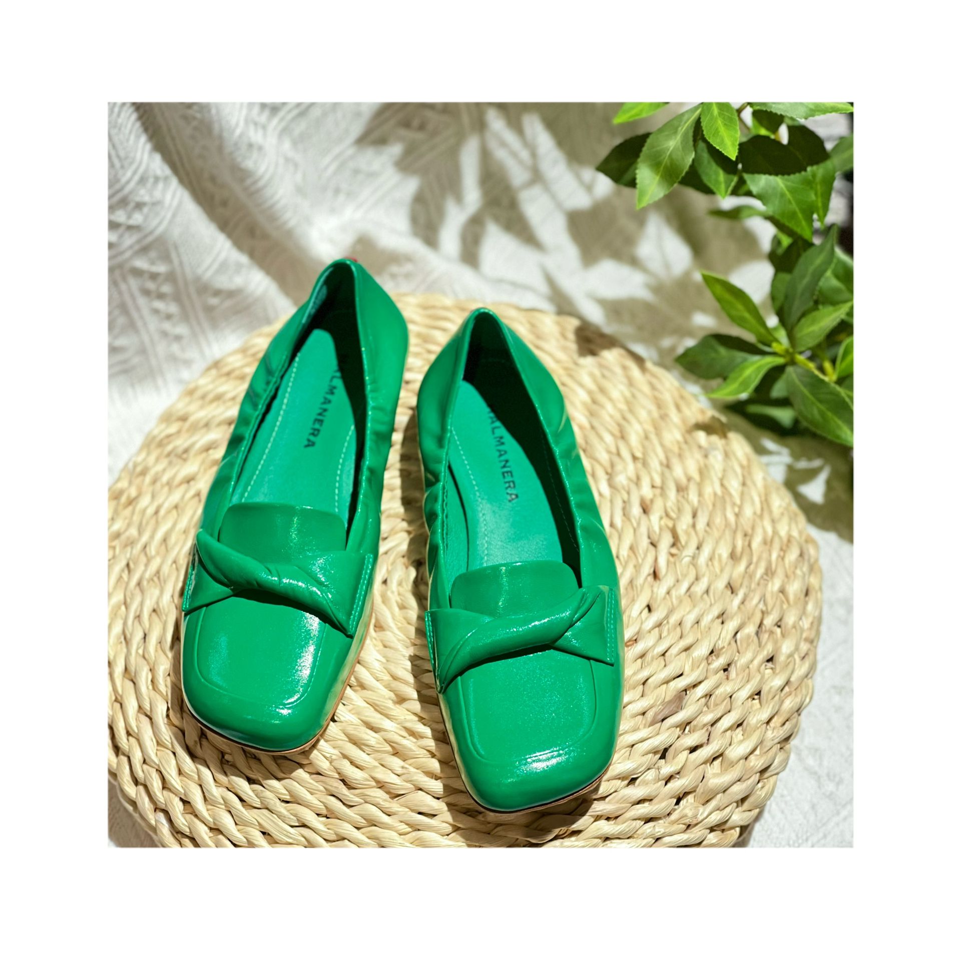 方头 低帮 一脚蹬 中口鞋 皮革  - VALI鞋履AI设计主图