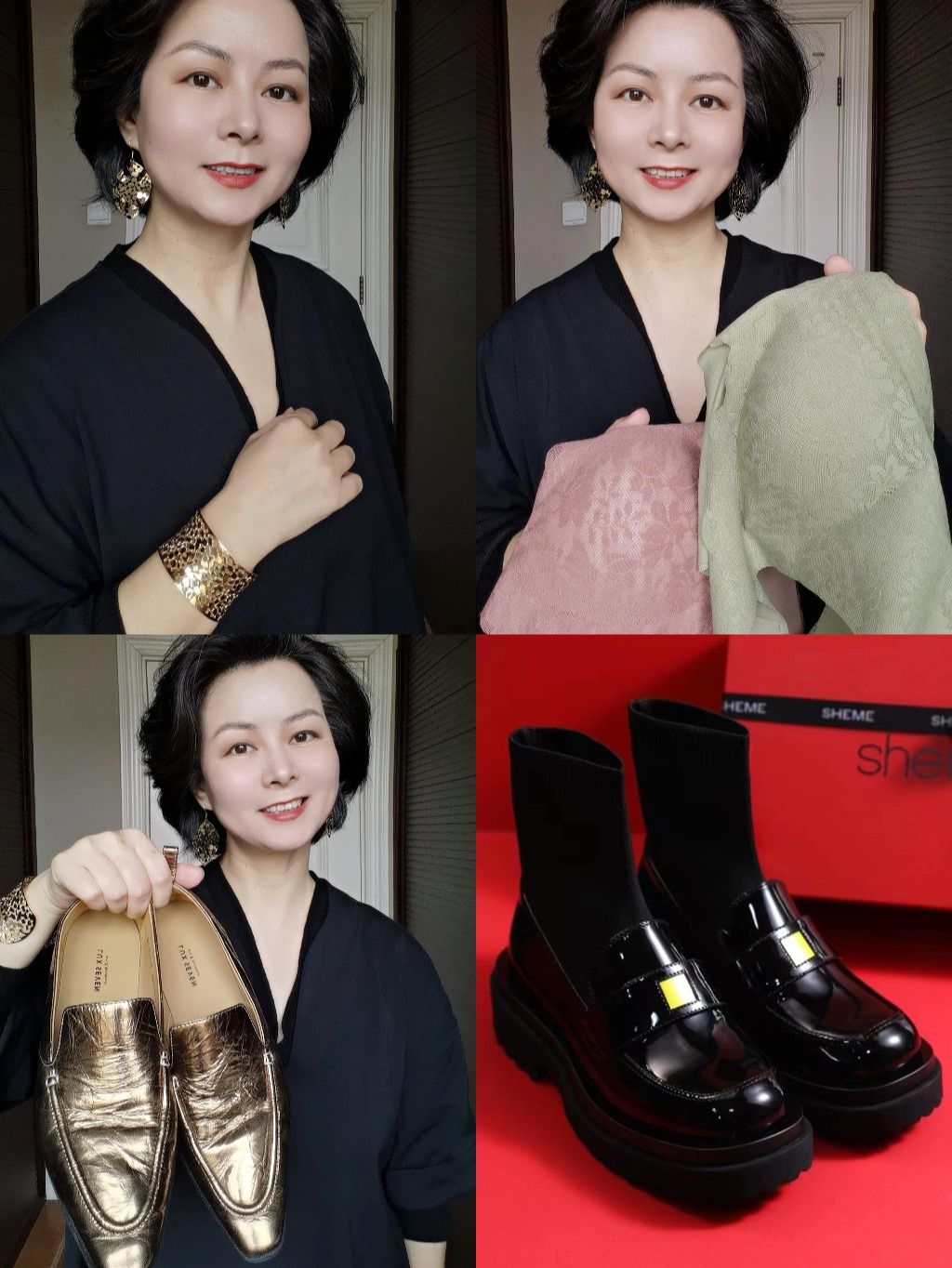 粗跟 中跟 圆头 低筒 皮革  - VALI鞋履AI设计主图