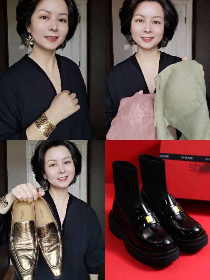 粗跟 中跟 圆头 低筒 皮革 