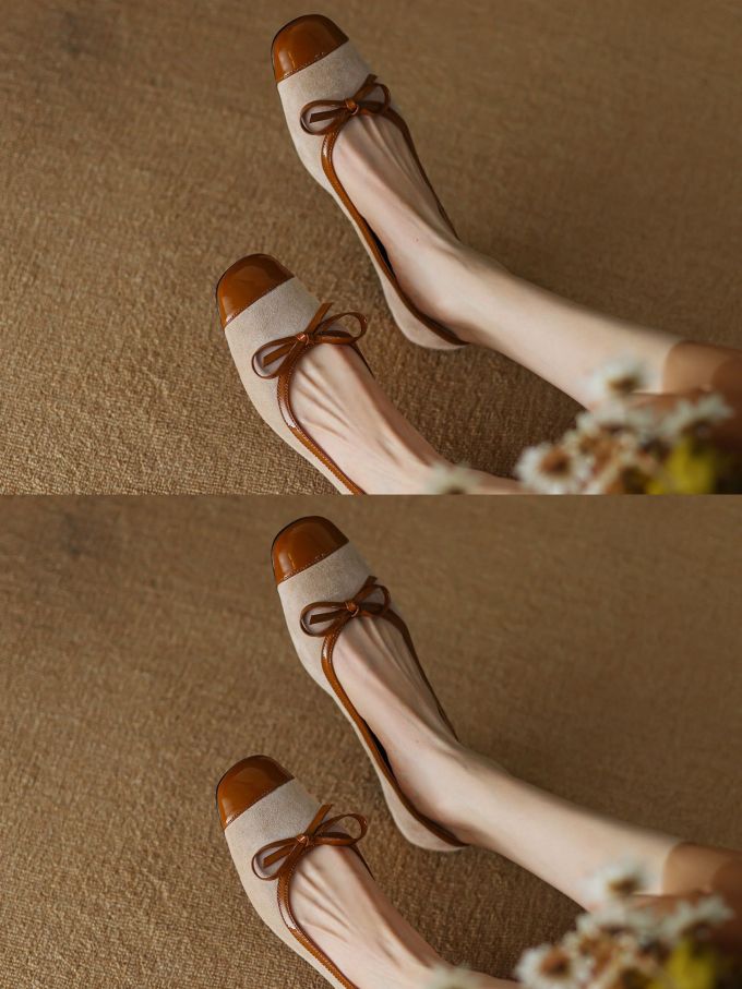 圆头 鱼嘴 低帮 一脚蹬 浅口鞋 