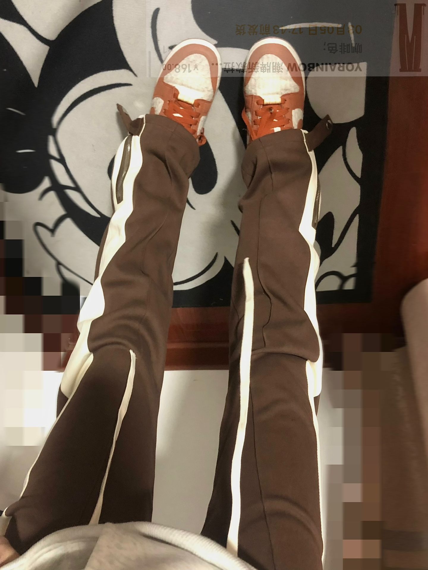 撞色/渐变 边缘装饰 暗土褐色 僧袍色 基础绳带 都市 性感  - VALI鞋履AI设计主图