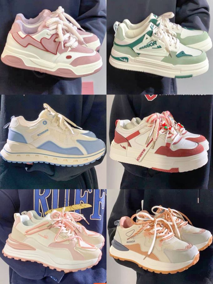 厚底 圆头 低帮 系带 深口鞋 皮革 