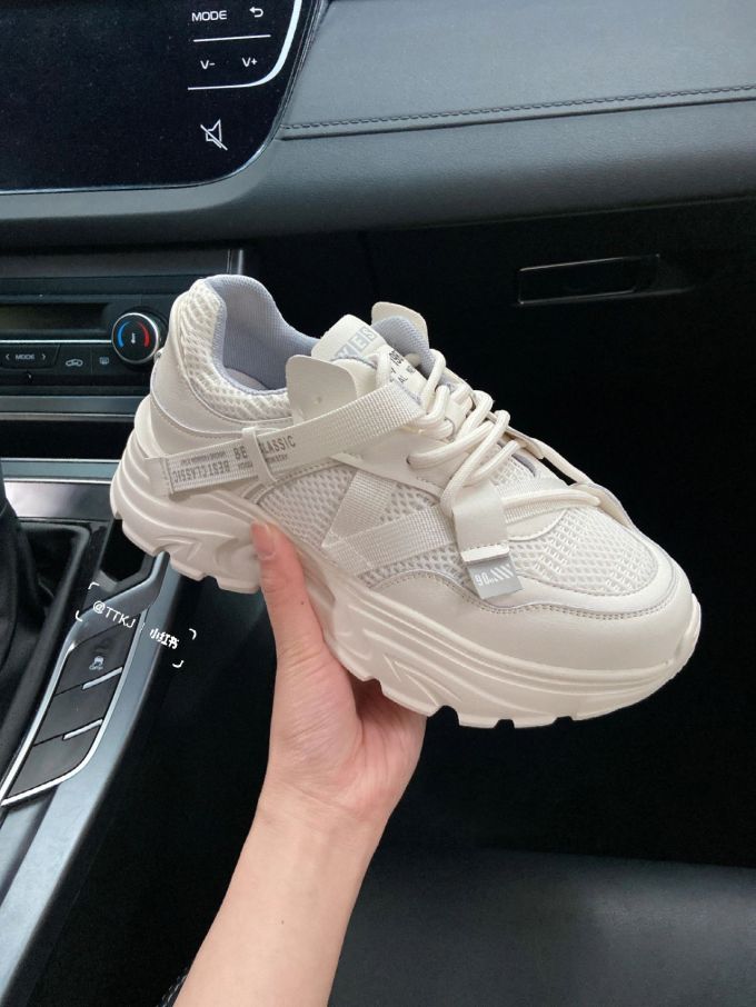 厚底 圆头 低帮 系带 深口鞋 