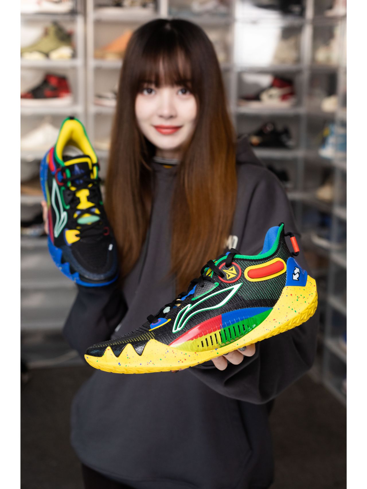 平底 圆头 低帮 系带 深口鞋 网面  - VALI鞋履AI设计主图