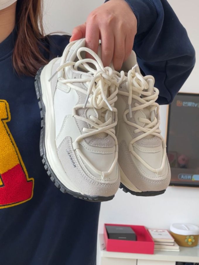 厚底 圆头 低帮 系带 深口鞋 