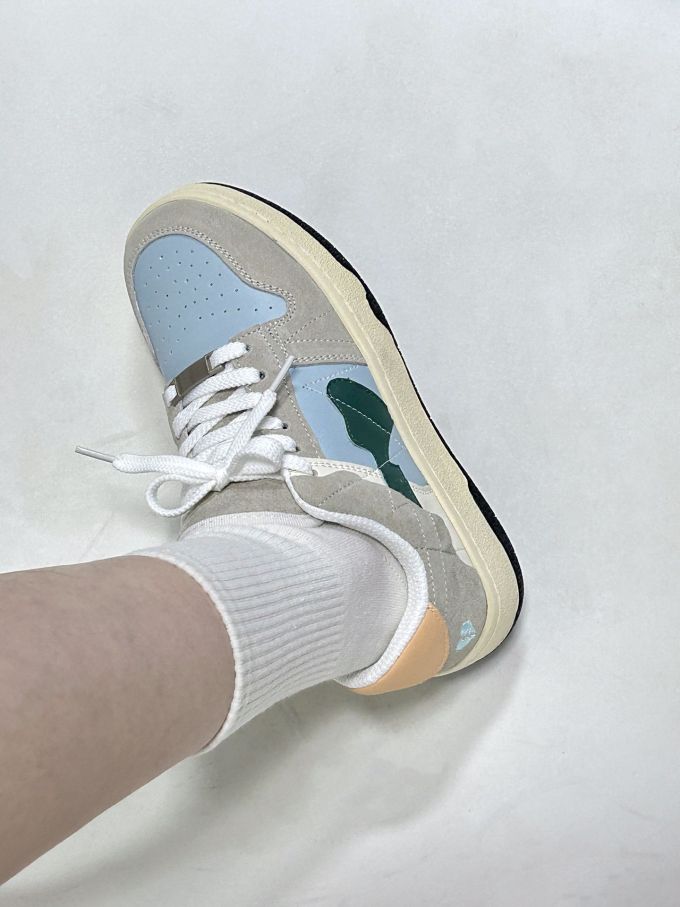 平底 圆头 低帮 系带 深口鞋 皮革 