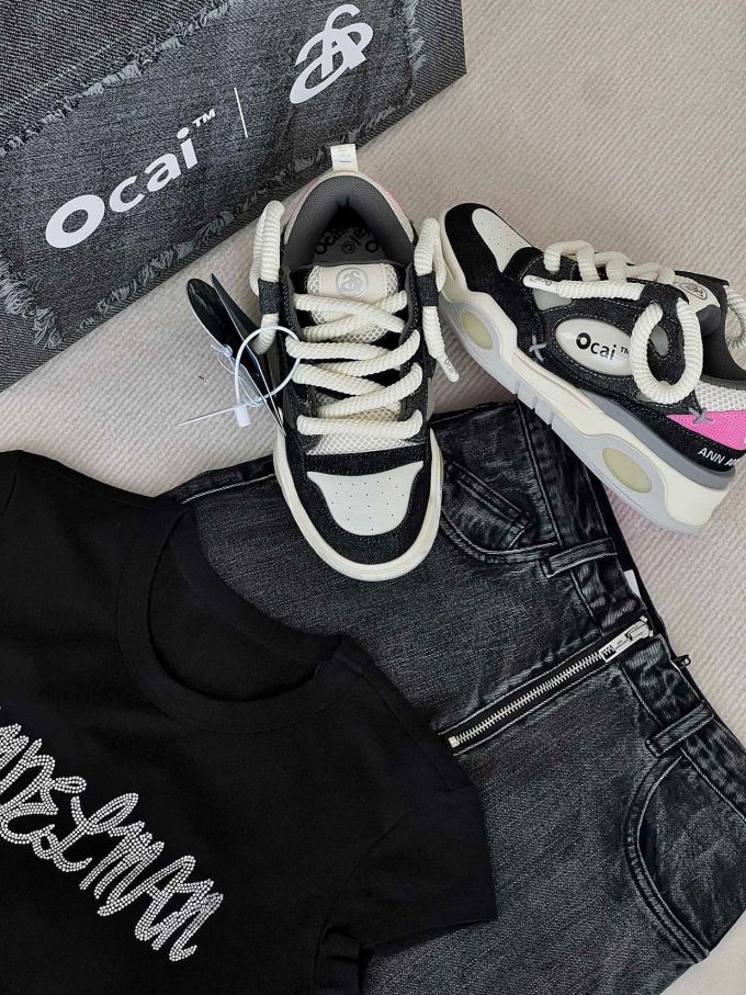 厚底 圆头 中帮 系带 深口鞋 