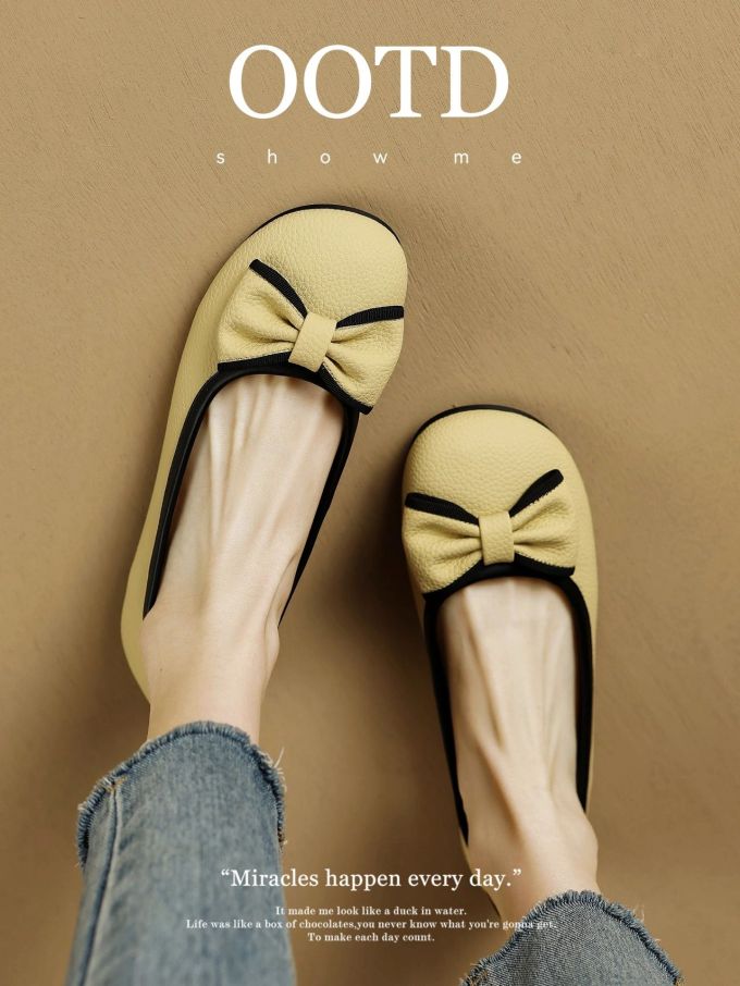 异形头-分趾 低帮 一脚蹬 中口鞋 皮革 