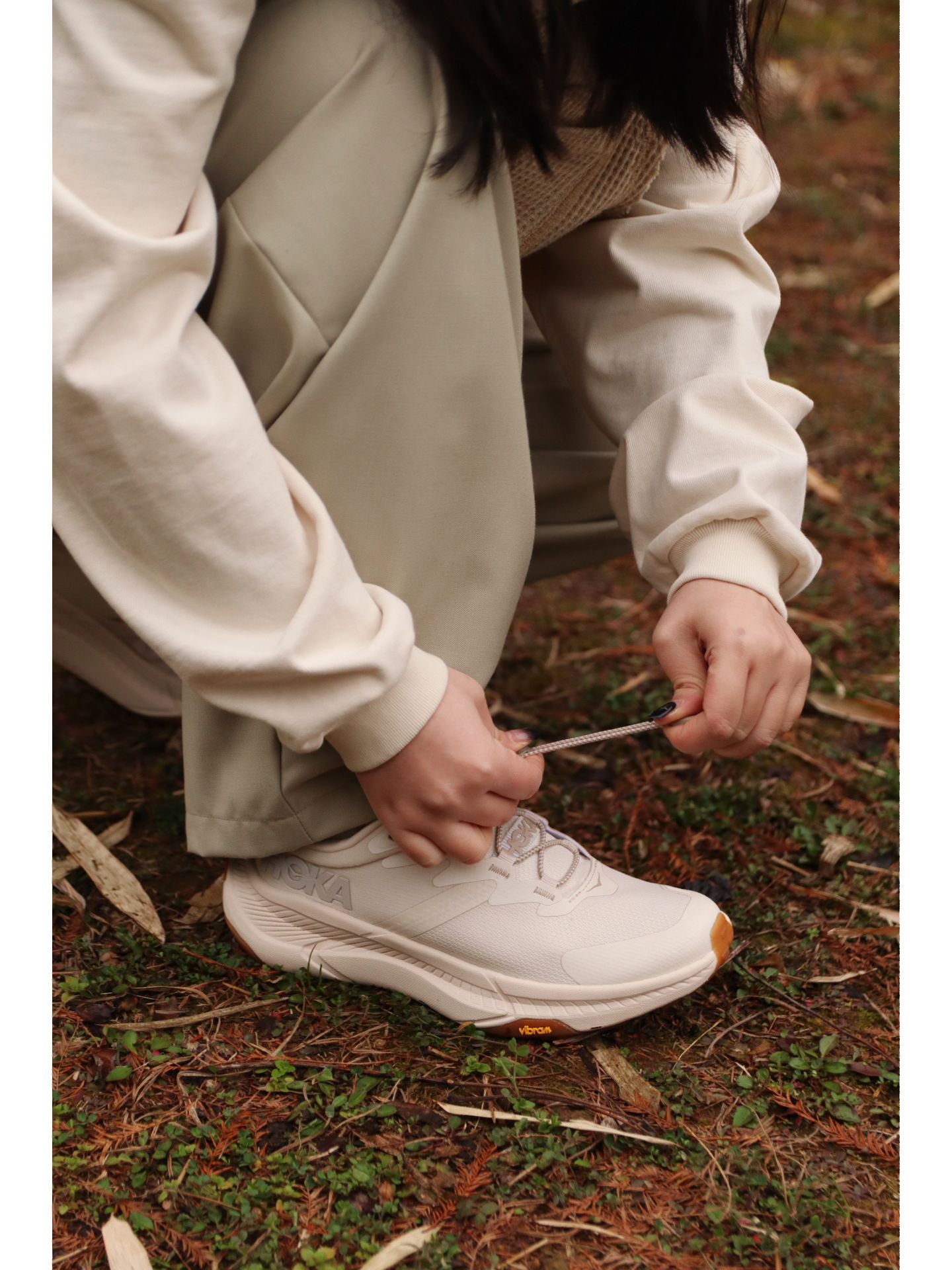 针织面料 H型 浅棕褐色 轻粉色  - VALI鞋履AI设计主图