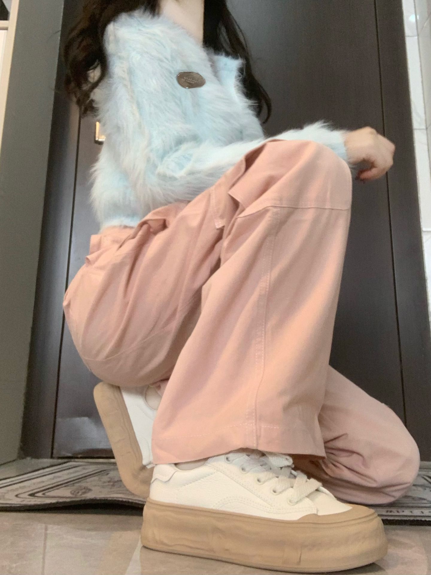 暗沙橘粉 灰泥色 浅杏色 熟桃色 基础扣饰  - VALI鞋履AI设计主图