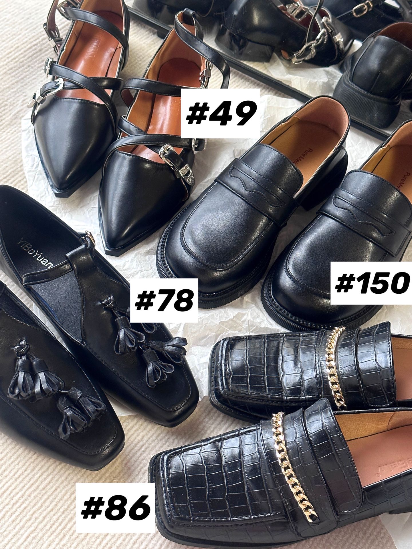 圆头 低帮 一脚蹬 深口鞋 皮革  - VALI鞋履AI设计主图