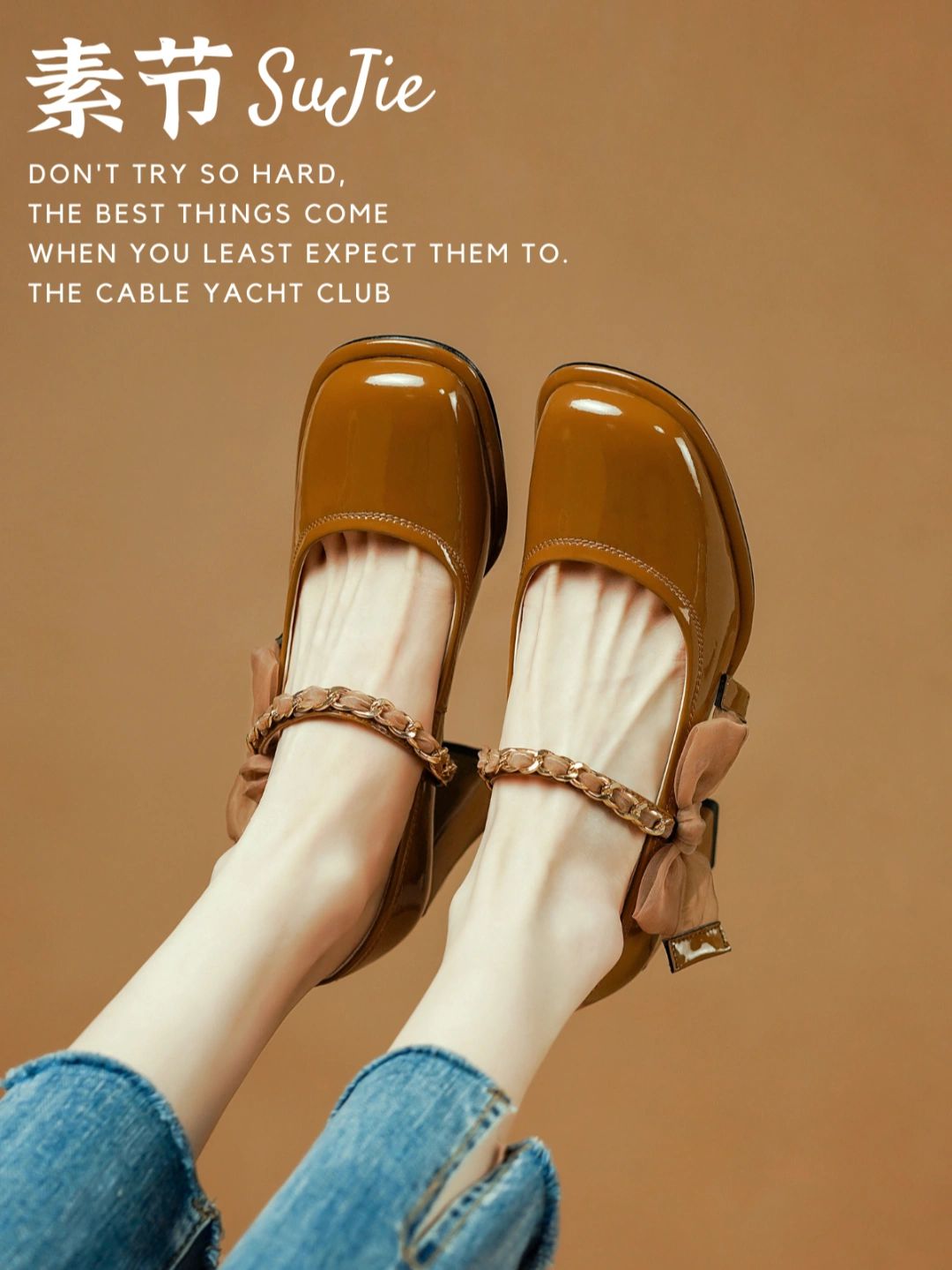 圆头 低帮 浅口鞋 皮革  - VALI鞋履AI设计主图