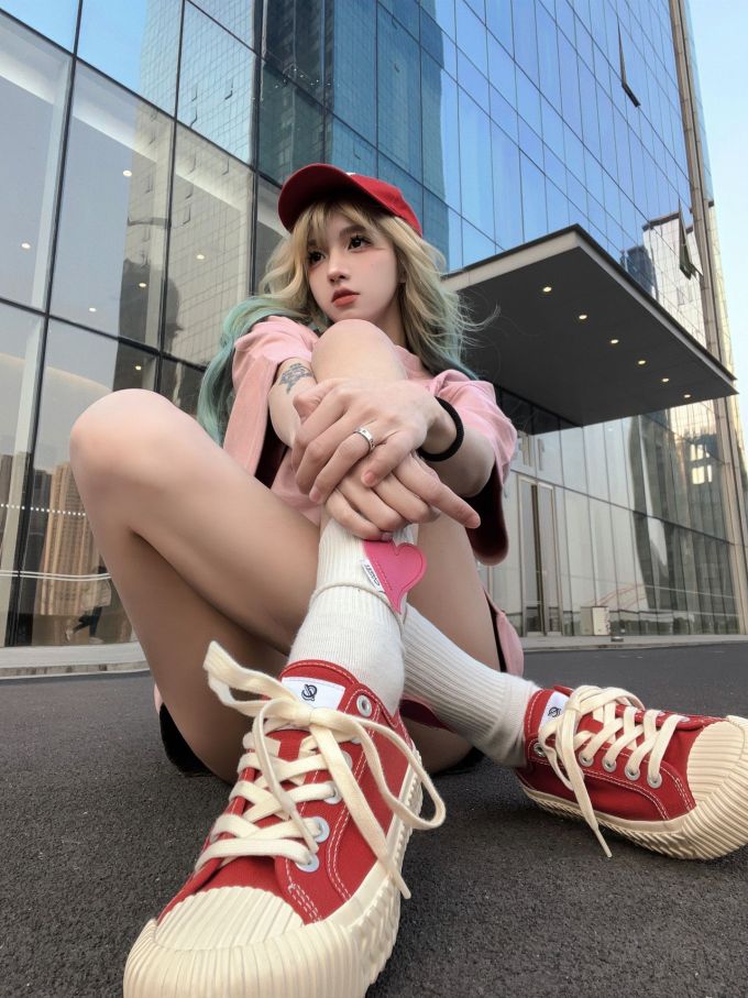 圆头 低帮 系带 深口鞋 