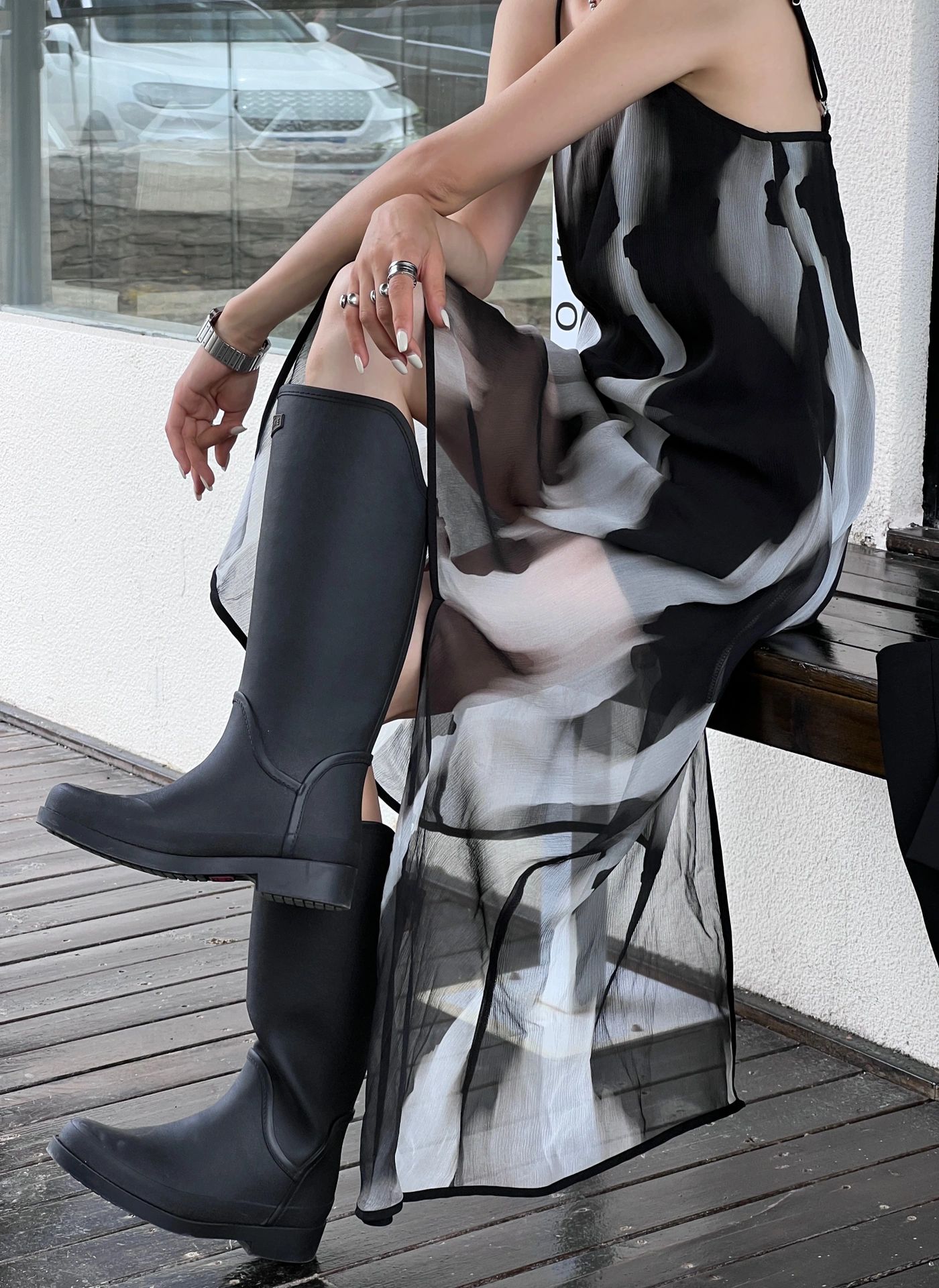 中跟 低帮 深口鞋 皮革  - VALI鞋履AI设计主图