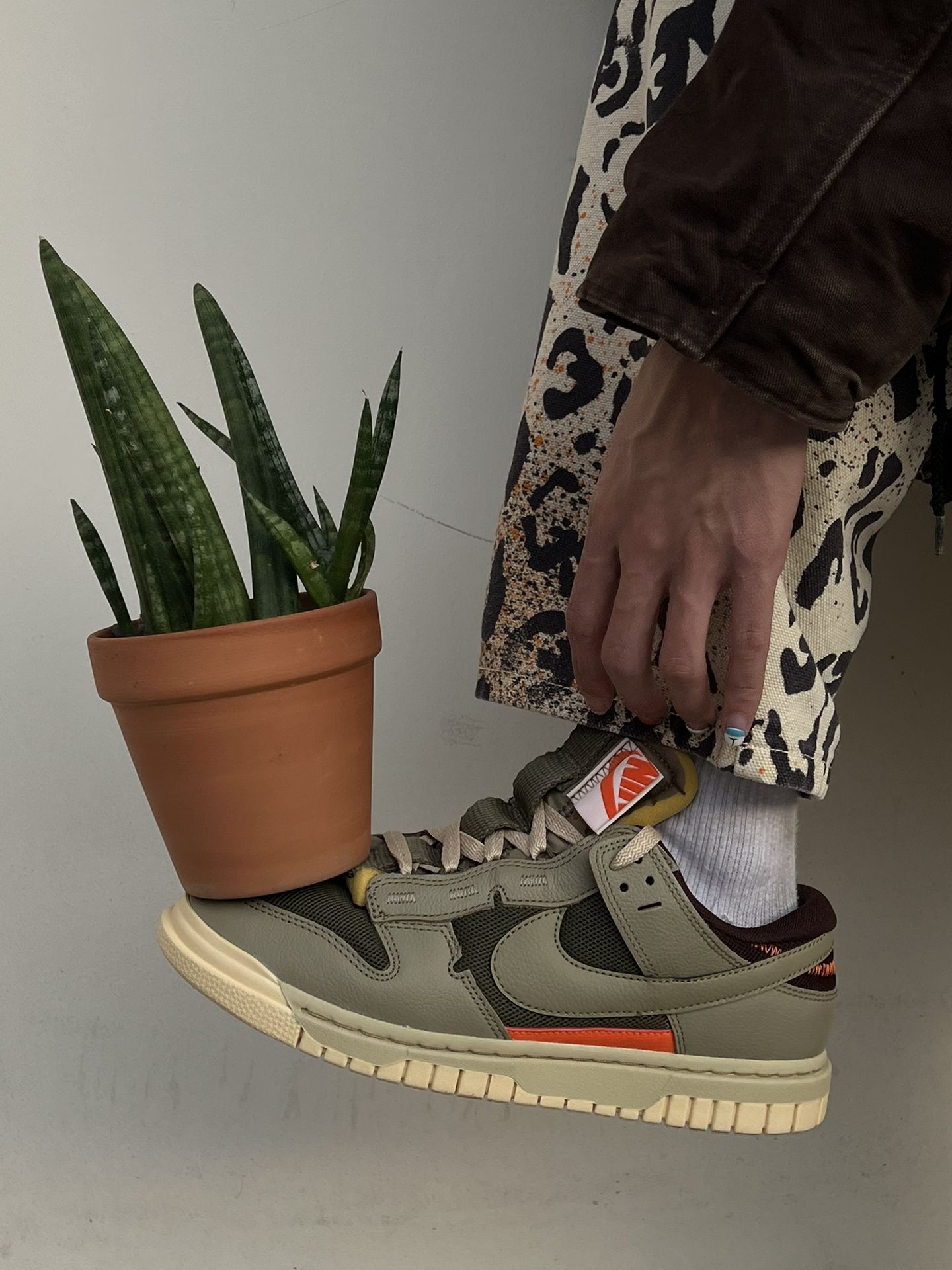 厚底 圆头 低帮 系带 深口鞋 皮革  - VALI鞋履AI设计主图