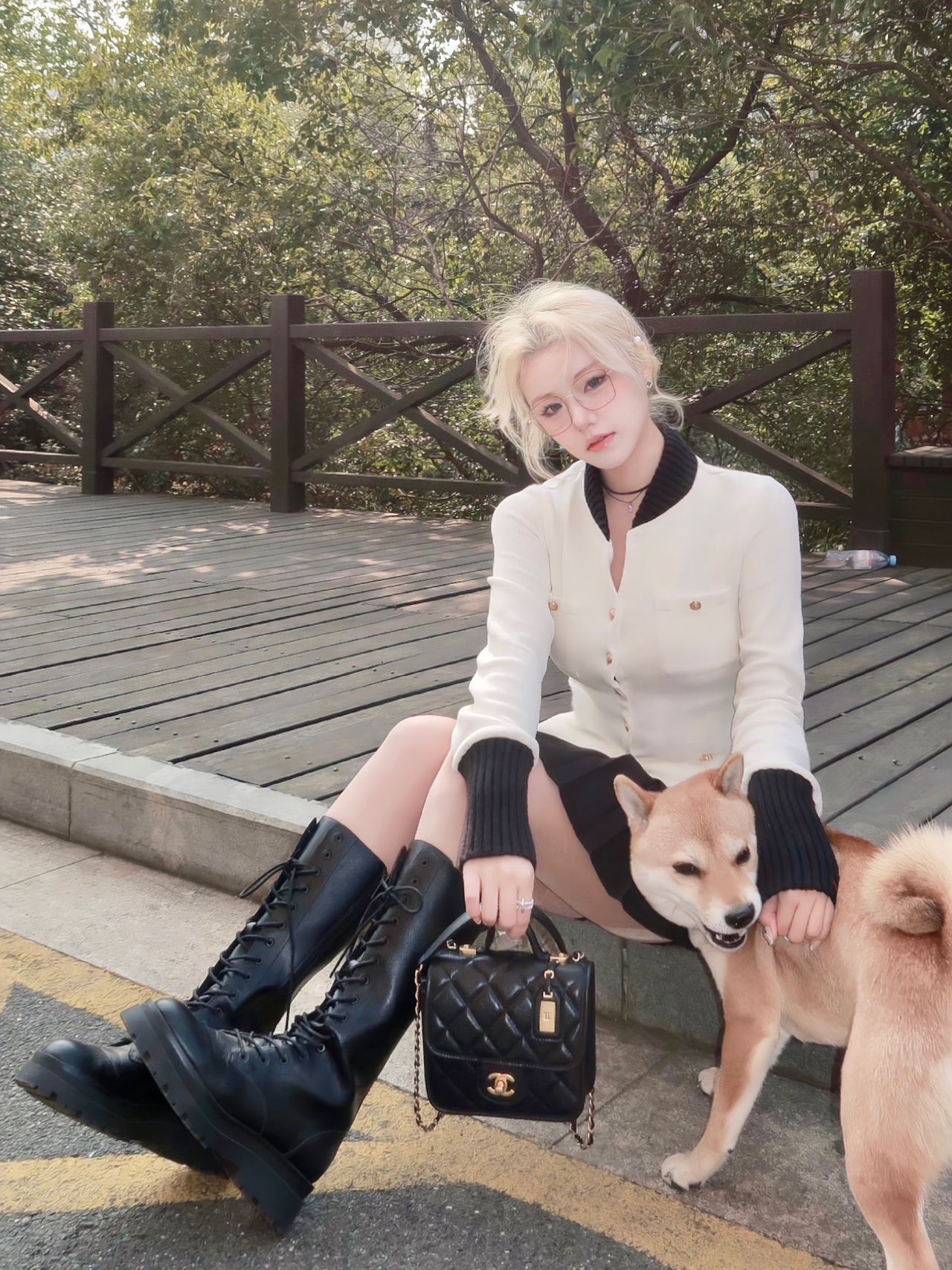 毛纺 棒球领 沙白色 黑豆色 复古  - VALI鞋履AI设计主图