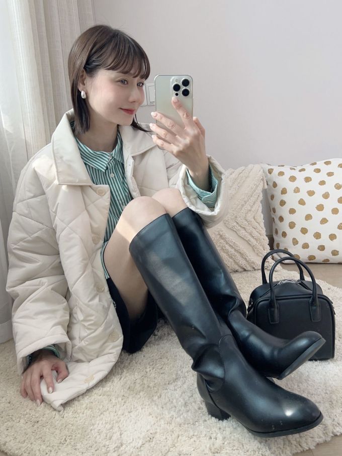 防护功能 H型 翻领 绗缝 蓝黑色 鸽羽色 基础扣饰 