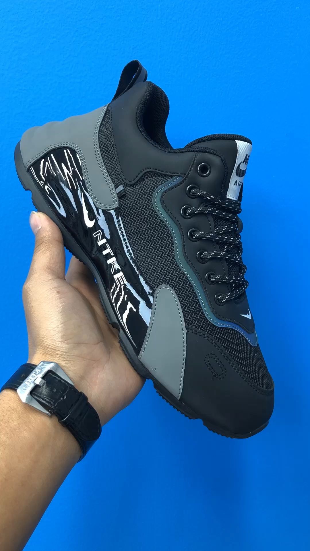 厚底 圆头 低帮 系带 深口鞋  - VALI鞋履AI设计主图