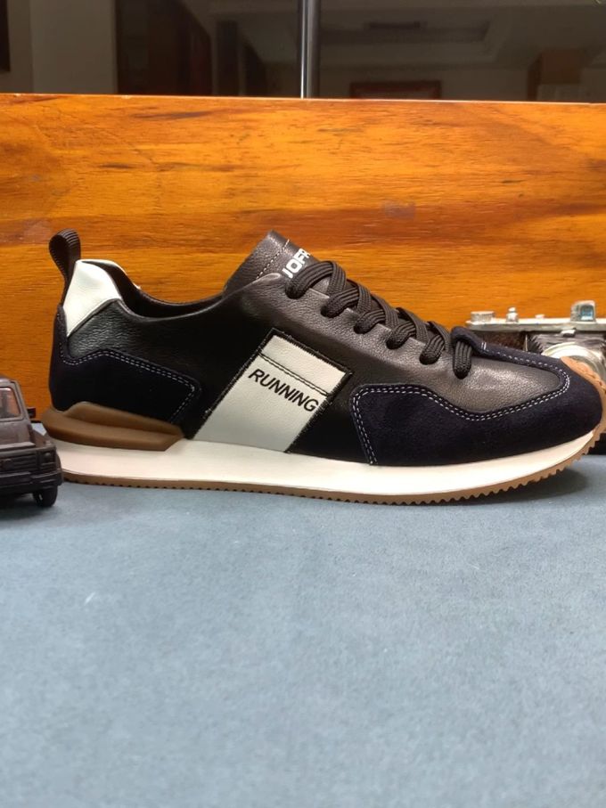 平底 圆头 低帮 系带 深口鞋 皮革 