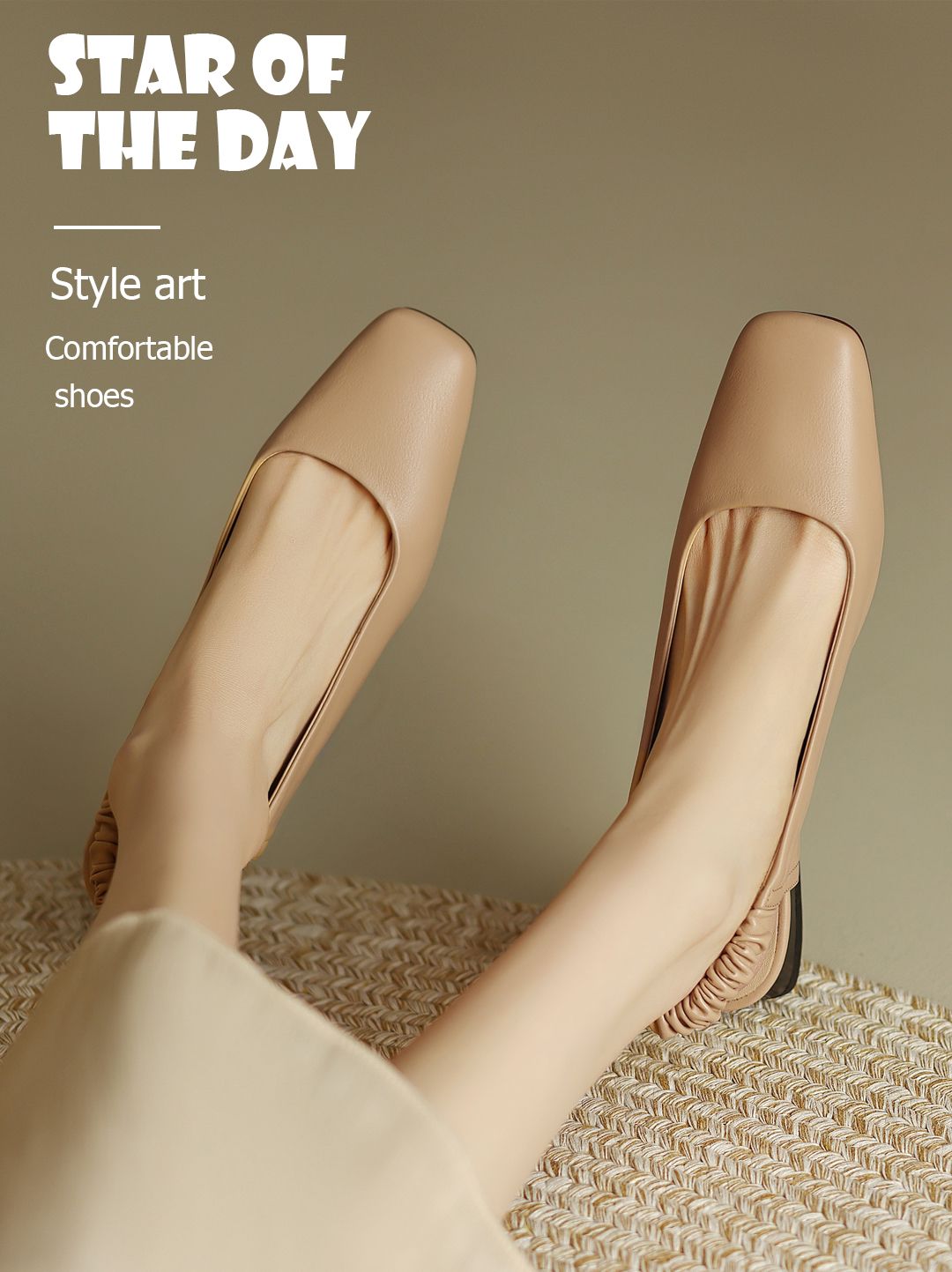 方头 低帮 一脚蹬 浅口鞋  - VALI鞋履AI设计主图