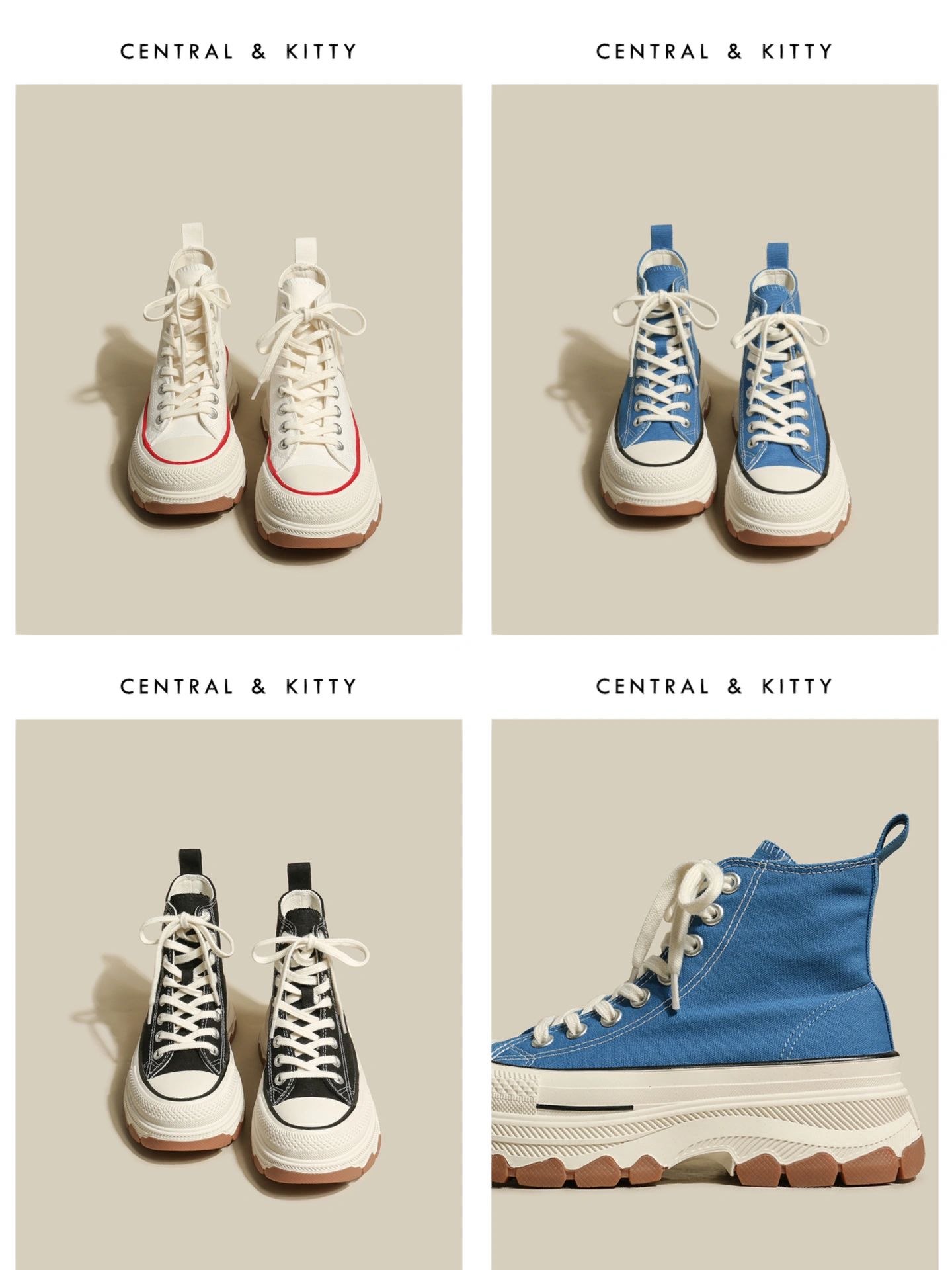 厚底 圆头 高帮 系带 深口鞋  - VALI鞋履AI设计主图