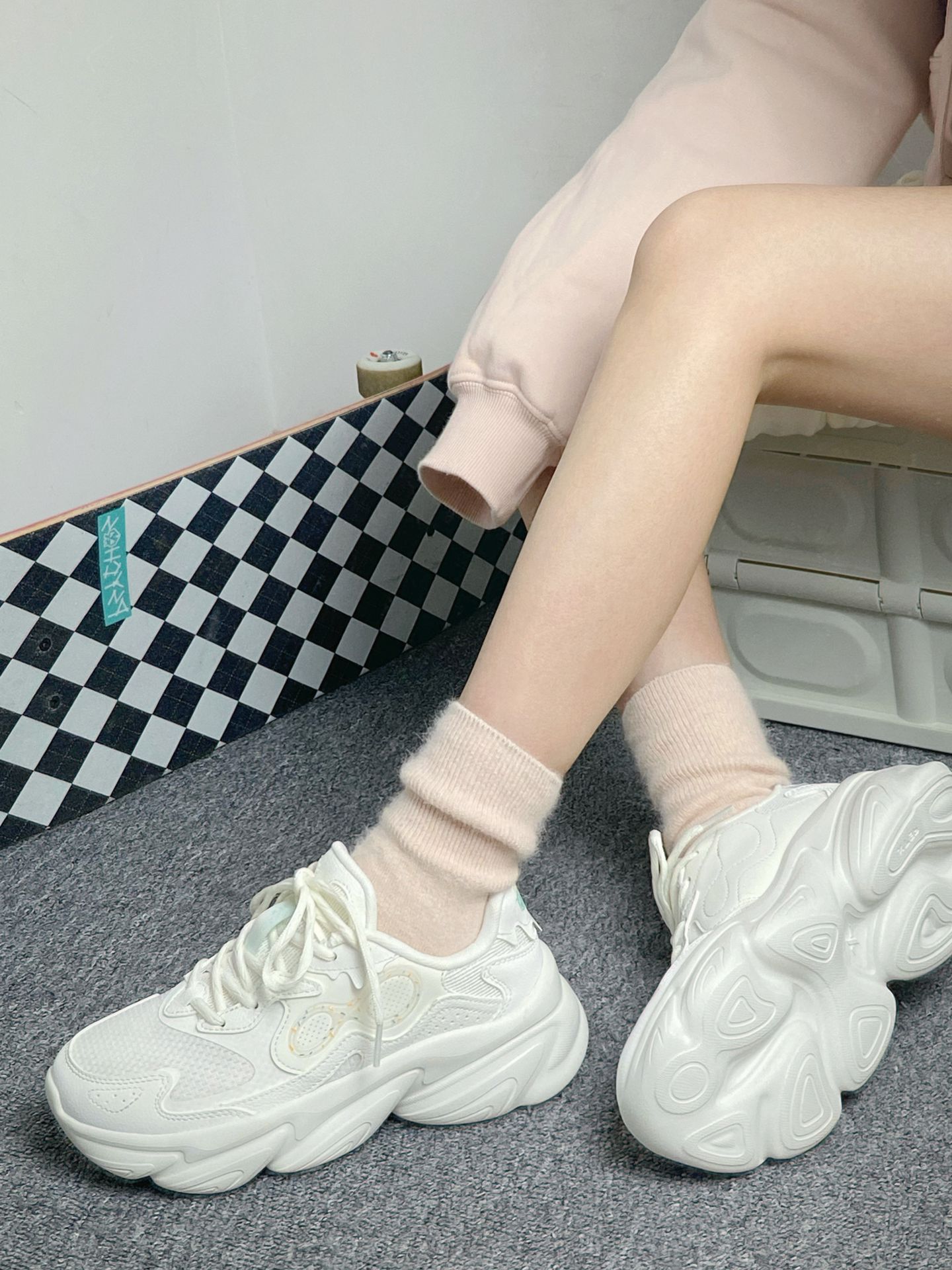 厚底 圆头 低帮 系带 深口鞋  - VALI鞋履AI设计主图