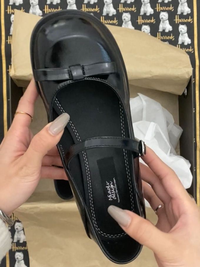 圆头 低帮 袢扣 浅口鞋 