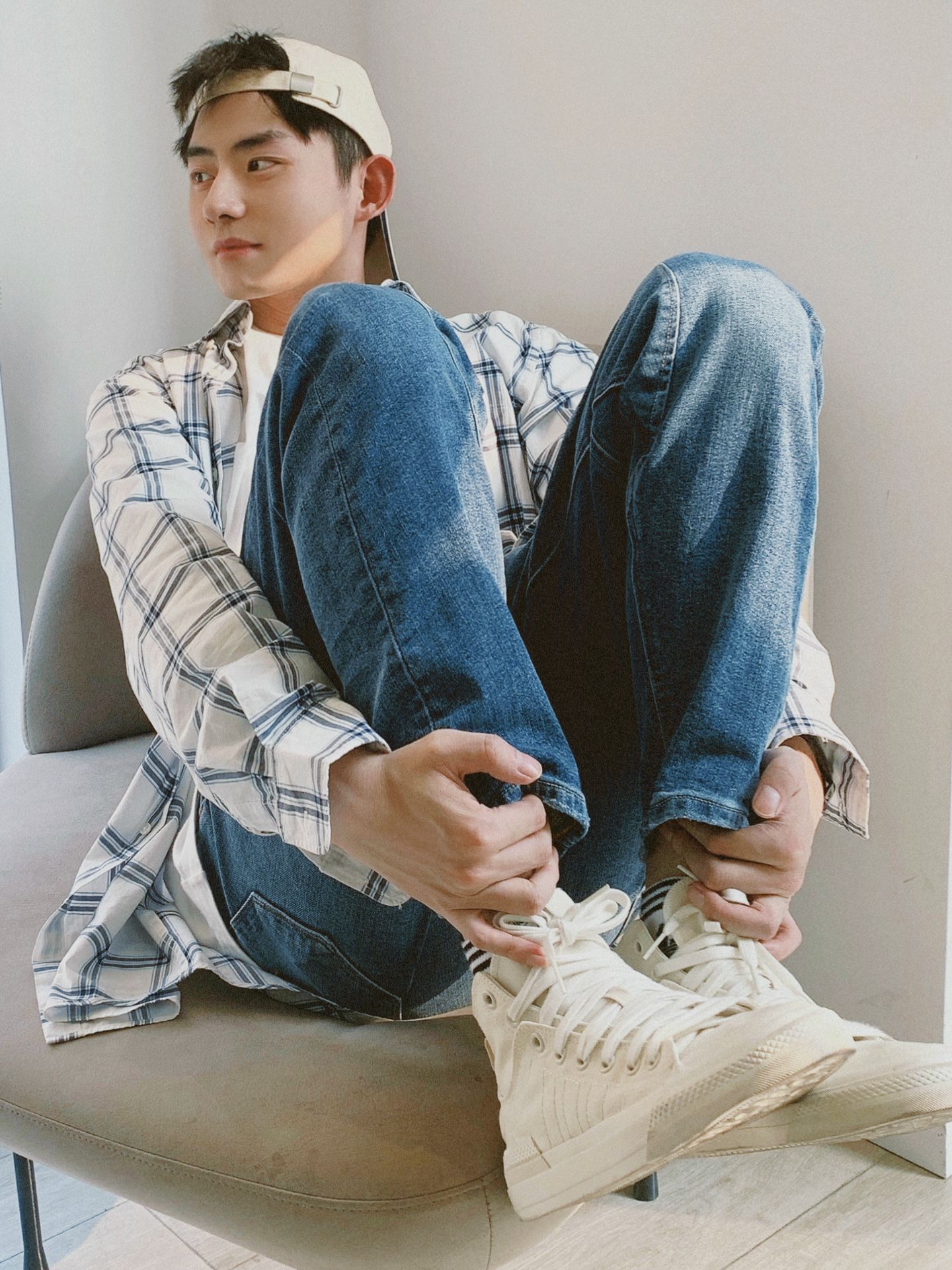 牛仔面料 洗水 圣甲虫色  - VALI鞋履AI设计主图