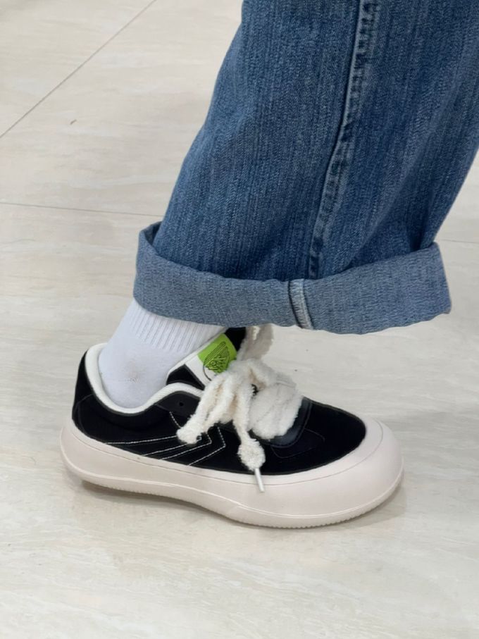 平底 圆头 低帮 系带 深口鞋 