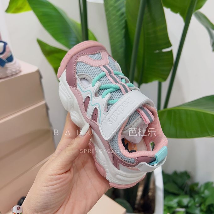 厚底 圆头 低帮 魔术贴 深口鞋 网面 