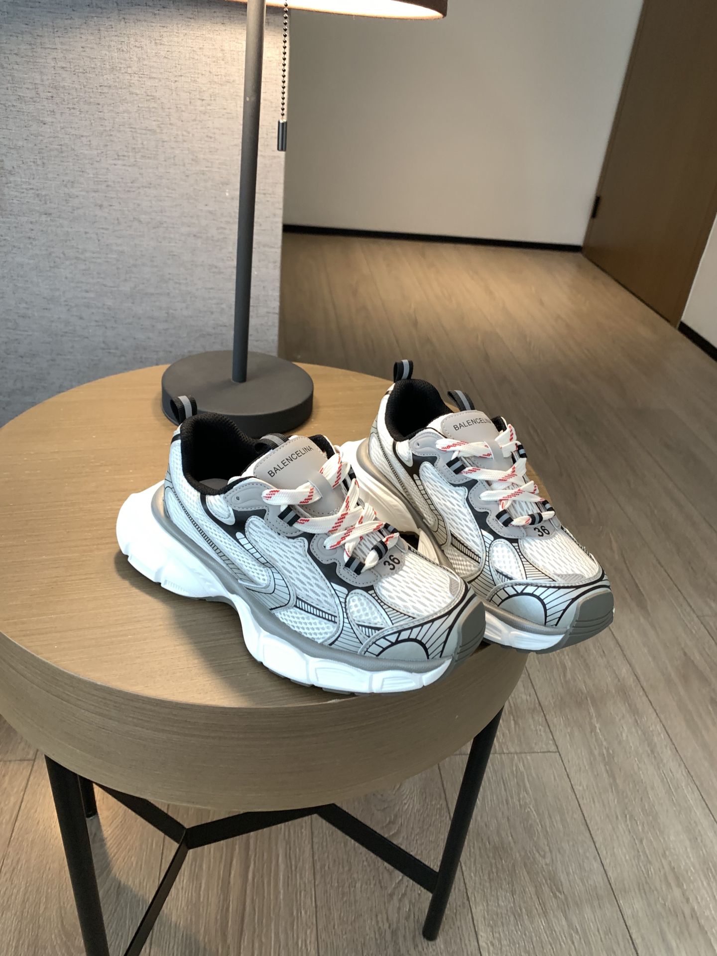 厚底 圆头 低帮 系带 深口鞋  - VALI鞋履AI设计主图