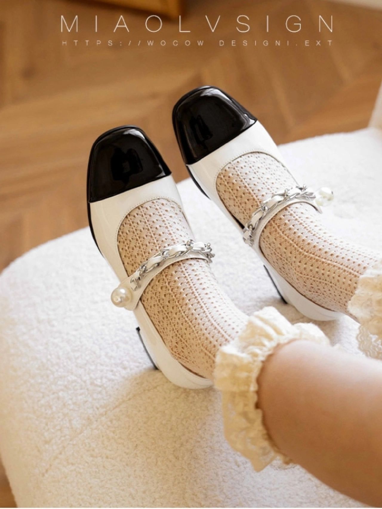 方头 低帮 中口鞋 皮革  - VALI鞋履AI设计主图