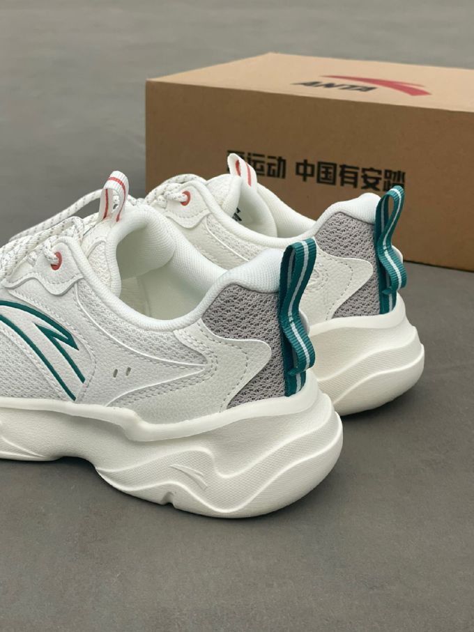 厚底 低帮 系带 深口鞋 网面 