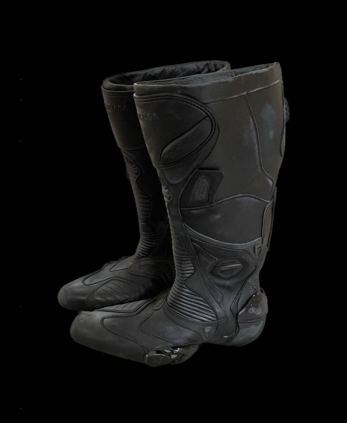 高跟 尖头 拉链 中筒 