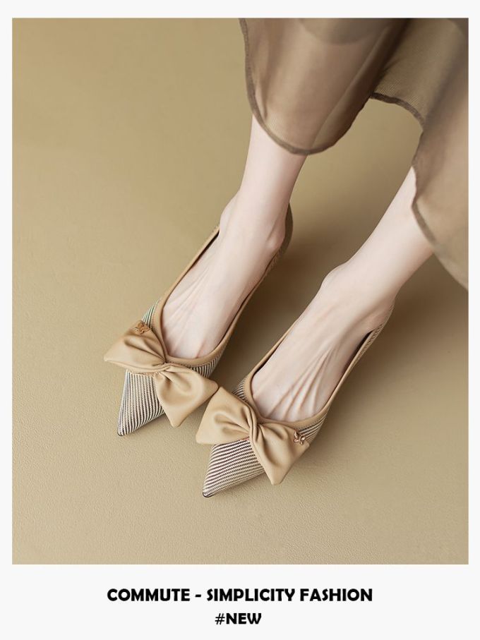 尖头 低帮 一脚蹬 浅口鞋 