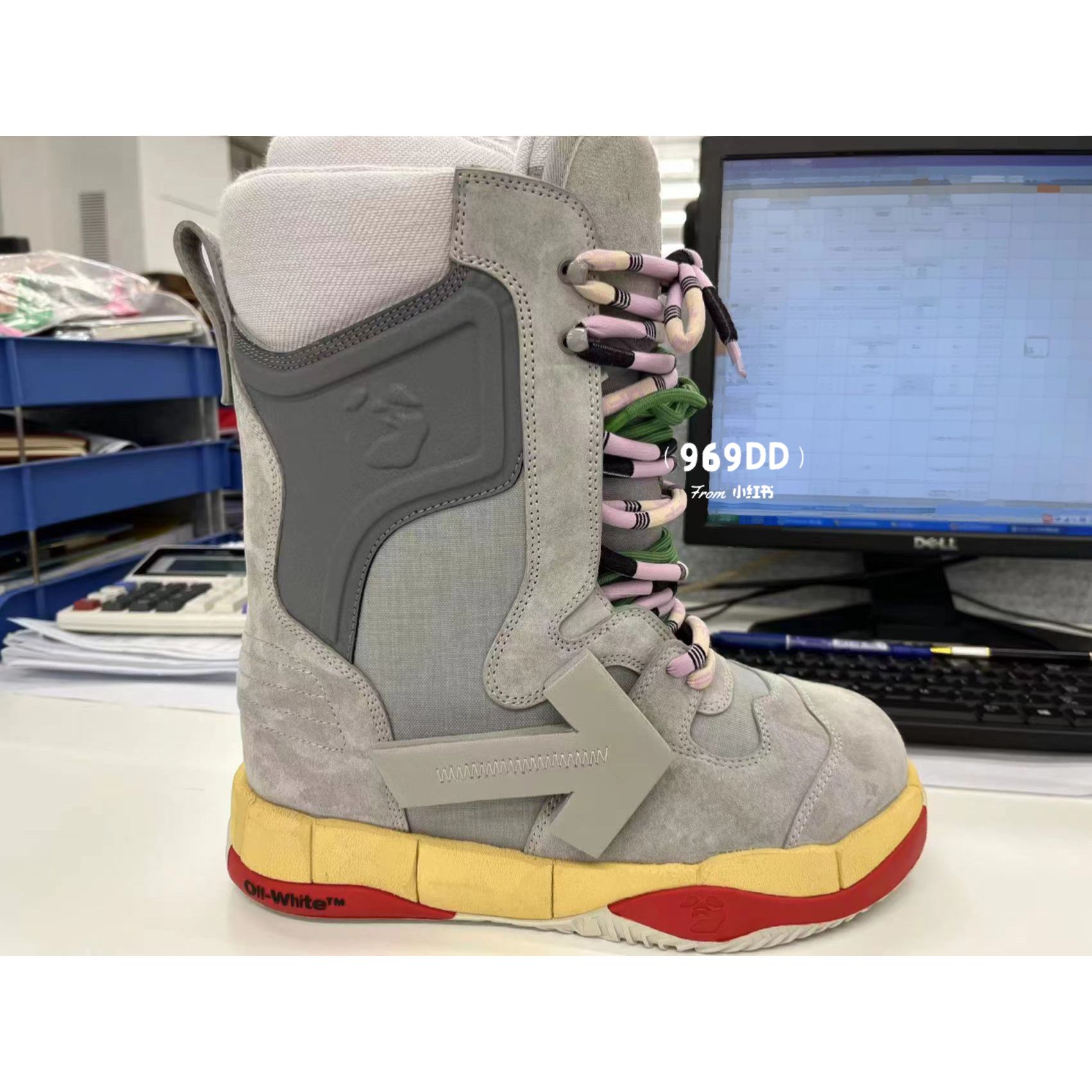 平底 圆头 系带 中筒 皮革  - VALI鞋履AI设计主图