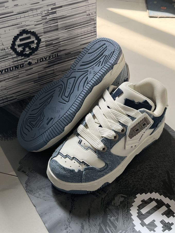 平底 圆头 低帮 系带 深口鞋 