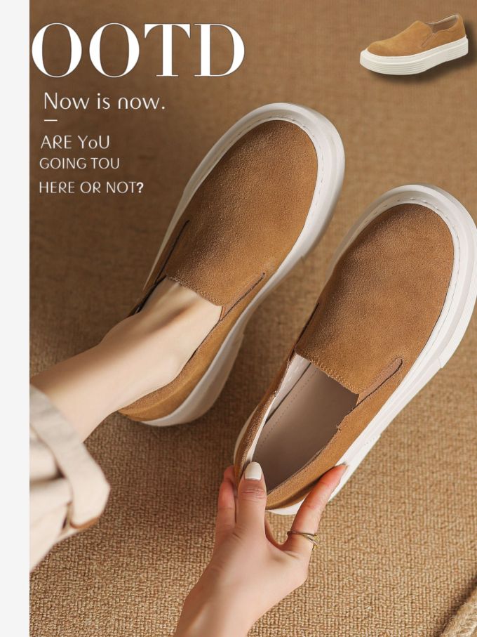 平底 圆头 低帮 一脚蹬 深口鞋 网面 