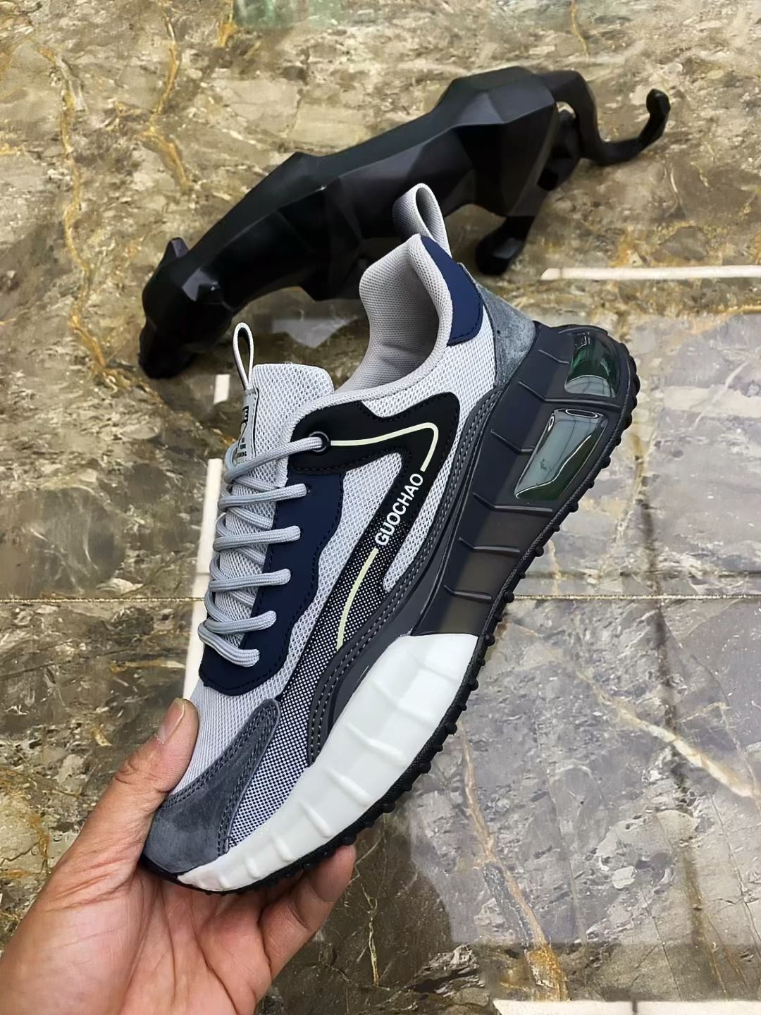 平底 圆头 低帮 系带 深口鞋 网面  - VALI鞋履AI设计主图