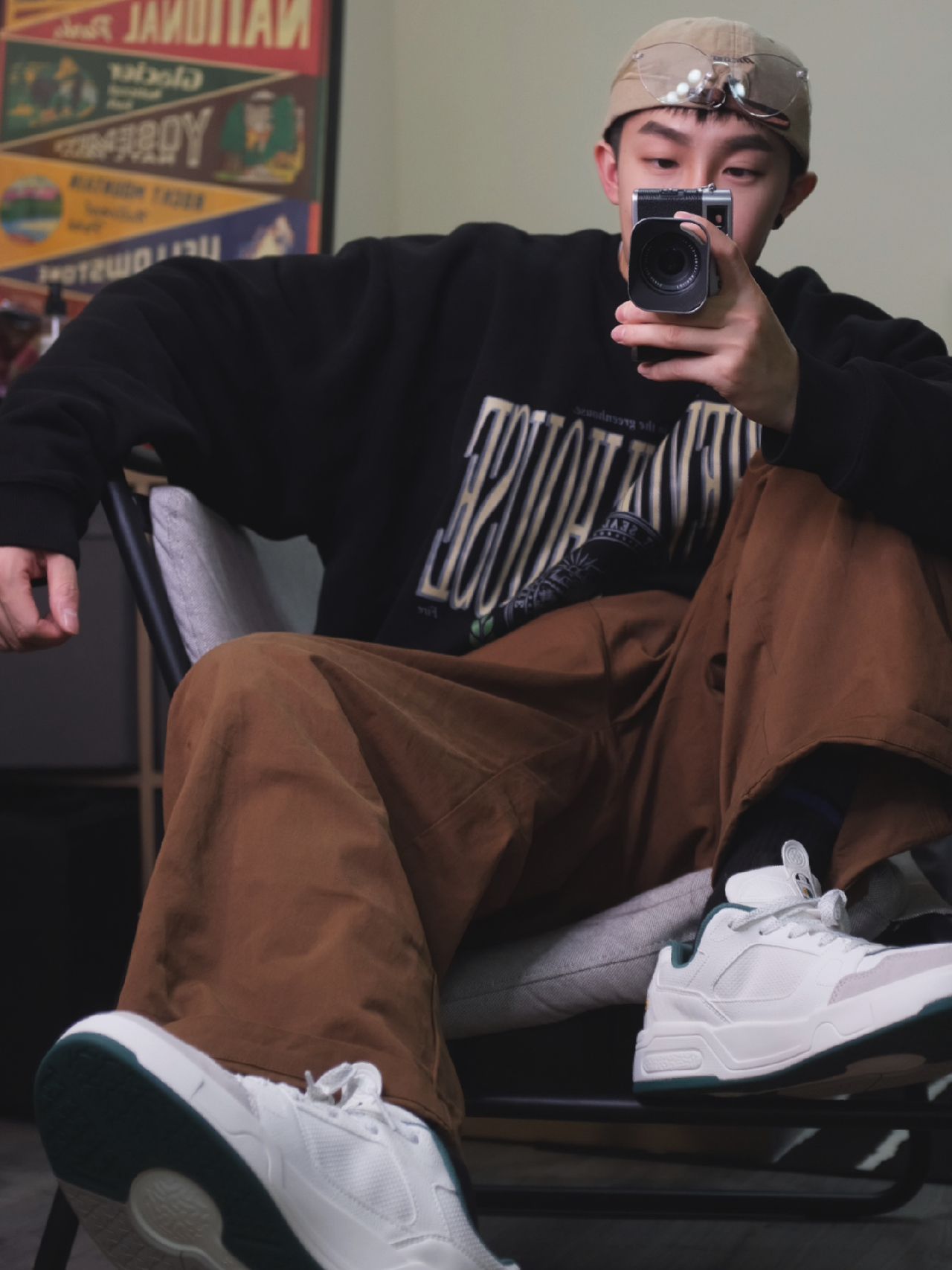 棉麻 暗红棕色 龟甲色 巧克力酱色 棕褐色  - VALI鞋履AI设计主图