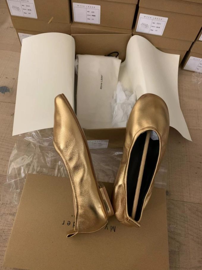 圆头 低帮 松紧带 浅口鞋 皮革 