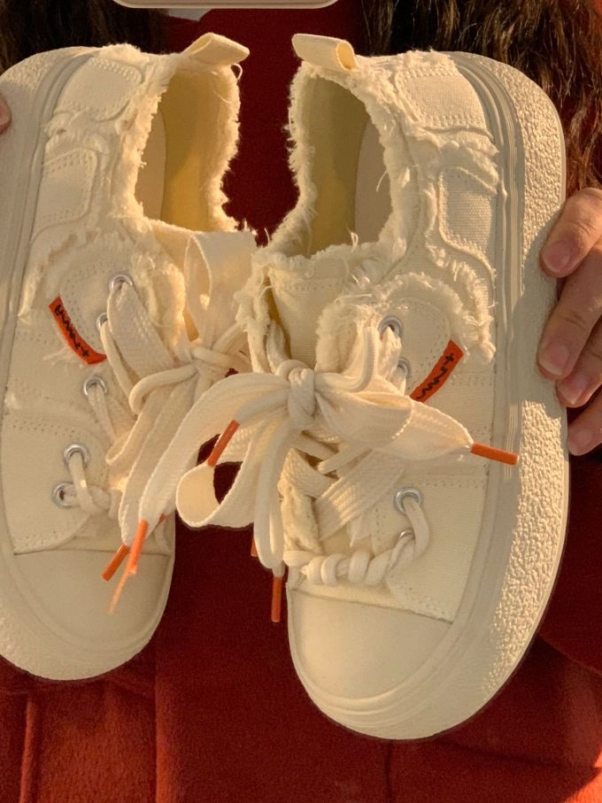 平底 圆头 低帮 系带 深口鞋 