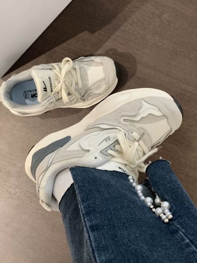 厚底 圆头 系带 深口鞋 