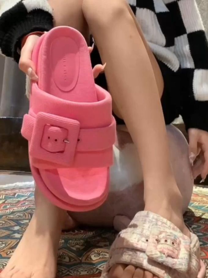 圆头 袢扣 皮革 