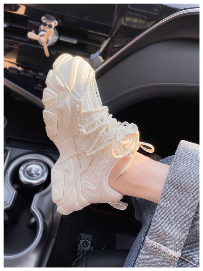 厚底 圆头 低帮 系带 深口鞋 