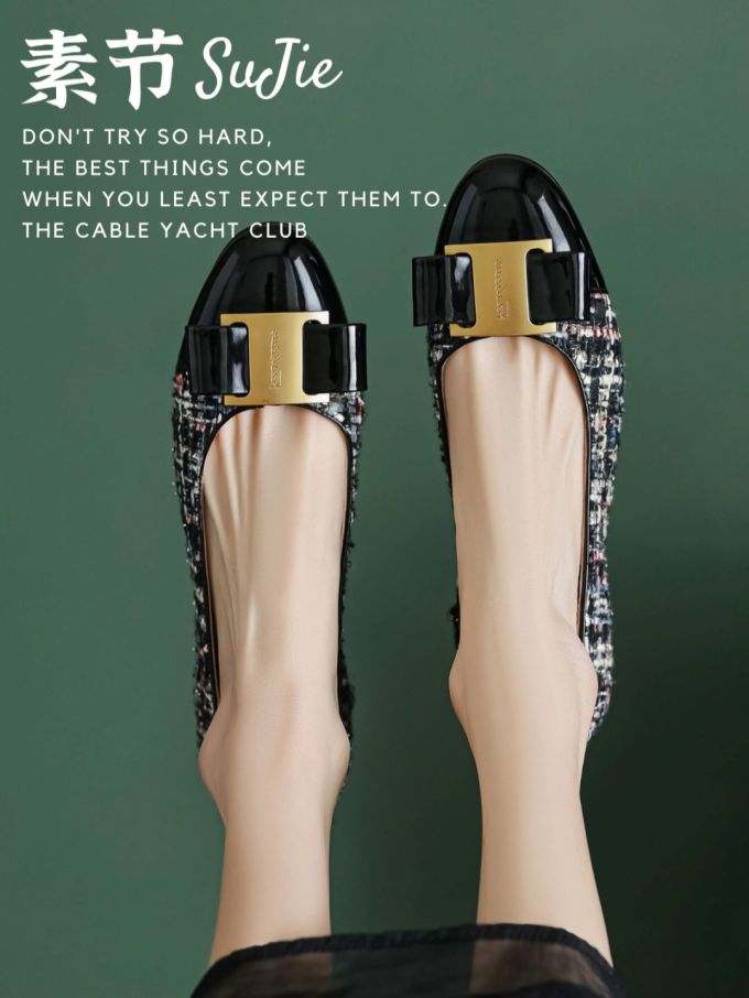 圆头 低帮 一脚蹬 浅口鞋 