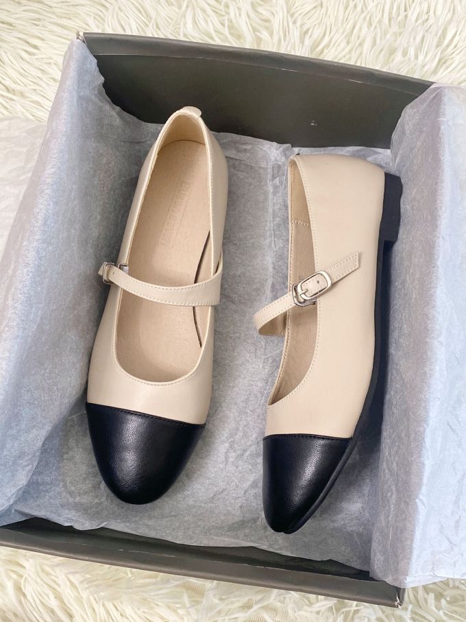 圆头 低帮 袢扣 浅口鞋 皮革 