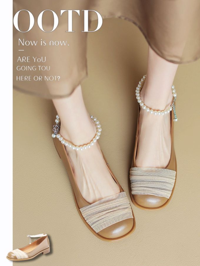 圆头 低帮 一脚蹬 浅口鞋 