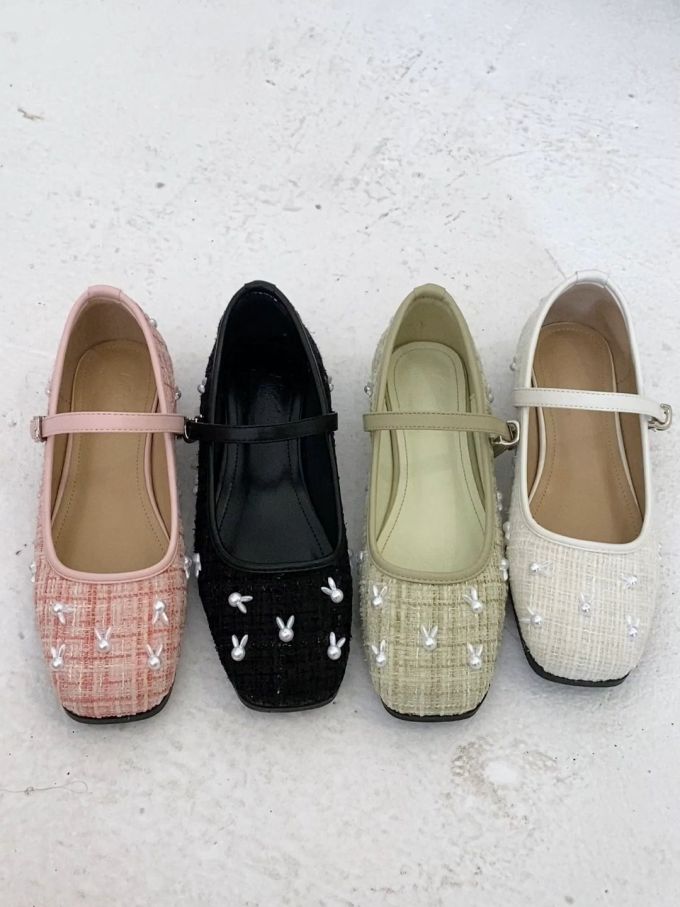 方头 袢扣 中口鞋 皮革 