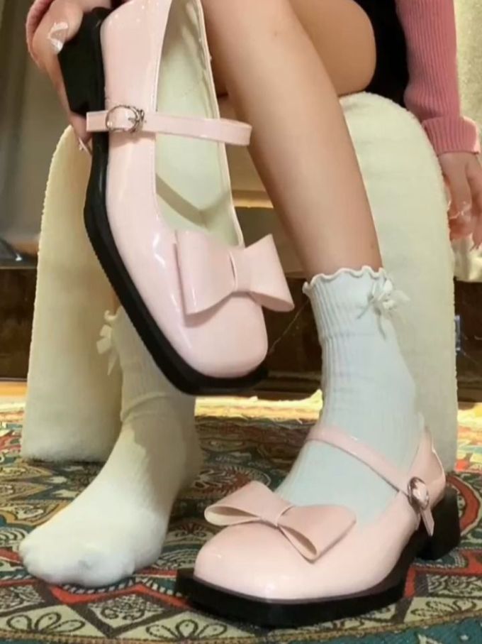 圆头 低帮 袢扣 浅口鞋 